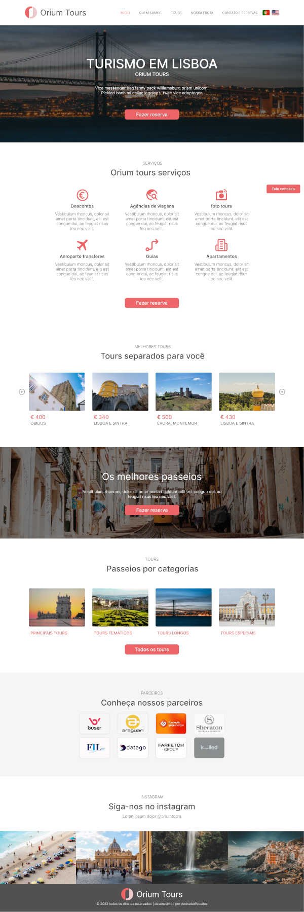 criação de sites - site catalogo para empresa de embalagens